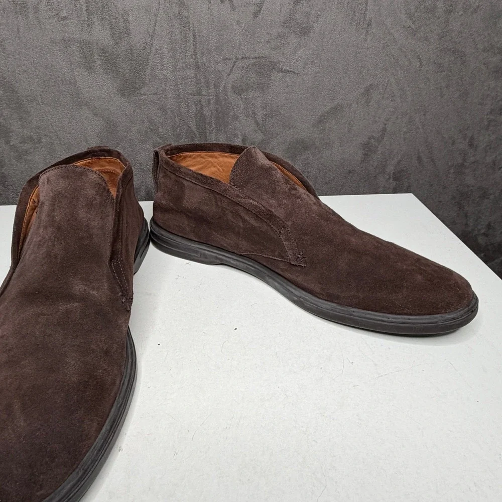 Peter Millar Collection Chukka Slip On Mens 10M Brown Suede Leather Brazil